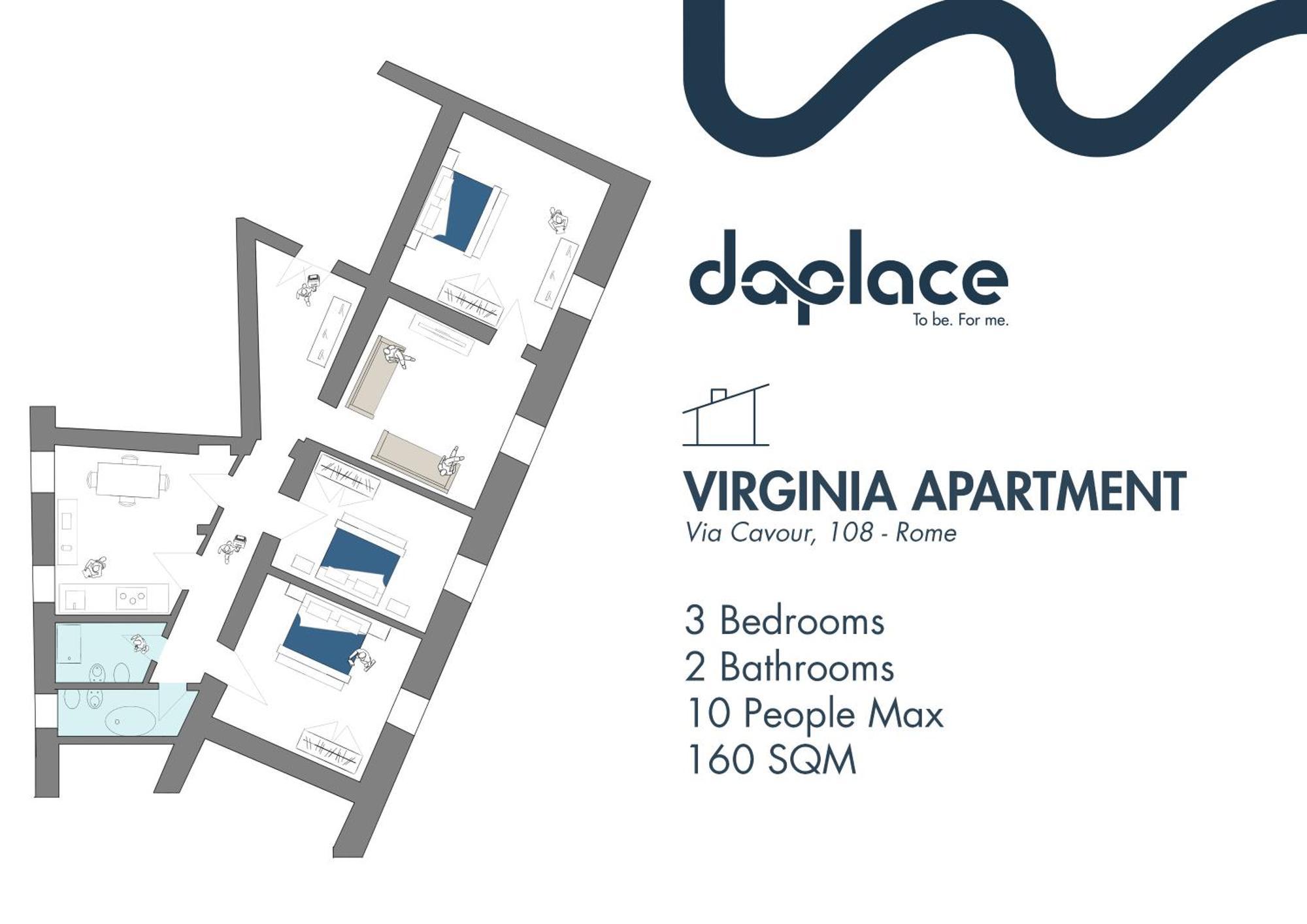 Daplace - Virginia Apartment Roma Exterior foto